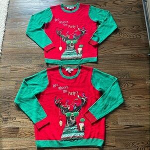 Ugly Christmas Sweaters / Christmas Party Ugly Sweaters Medium/ Large NEW